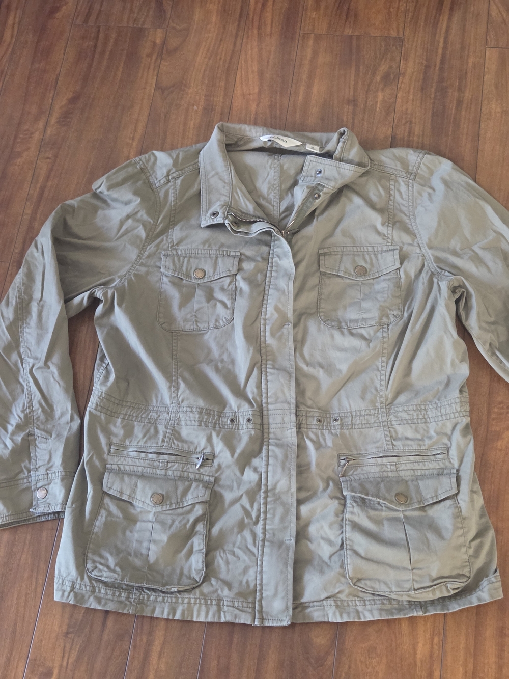 L.L. Bean Olive Green Utility Jacket - Women